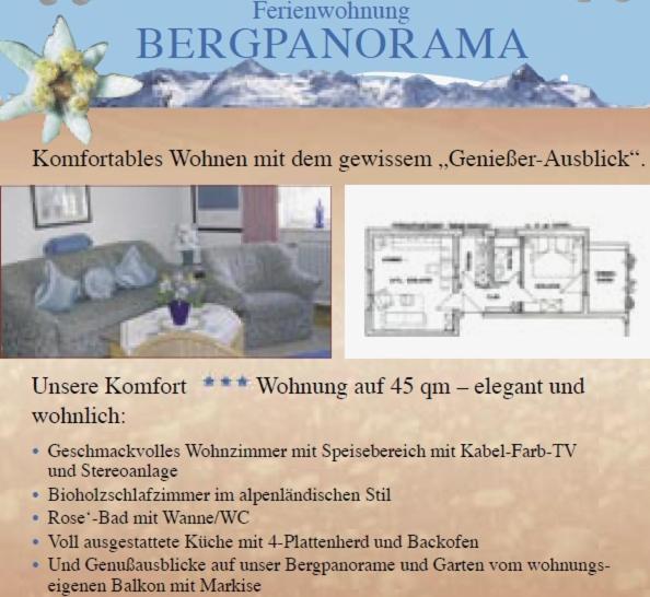 Beim Bergfreund Apartment *